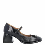 Emanuèlle Vee - Women's Square Heel Leather Pumps