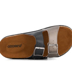 Andrea - Women's Double Strap Footbed Sandals