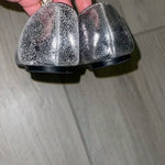 Tory Burch - Women's Vanessa Ballerina Slip On Metallic Ballet Flat Shoes