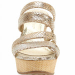 Chocolat Blu - Women's Wavy Wedge Sandals