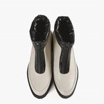 All Black - Women's Zip & Puff Boots