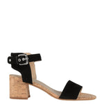 The Flexx - Women's Nubuck & Cork Block Heel Sandal