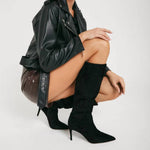 Pelle Moda - Women's Lidya Heeled Tall Boots