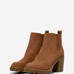 Soda - Women's Chunky Heel Boots
