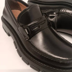 Salvatore Ferragamo - Women's Embossed Logo Leather Loafers