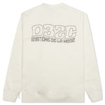 Glow In The Dark Crewneck - Natural/White