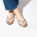 Yosi Samra - Women's Rivington Stud Flip Flop Sandals