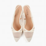 All Black - Women's Mesh Princess Low-heel Shoes