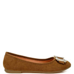 Rag Company - Women's Prajik Rhinestone Buckle Sparkle Ballerinas