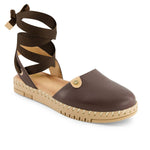 Andrea - Women's Textile Ribbon Lace Flats