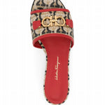 Salvatore Ferragamo - Women's Gancini-print 20mm Mules