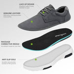 Orthocomfoot - Men's Leather Orthopedic Oxford Dress Walking Shoes