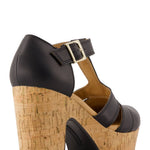 Andrea - Women's T-strap Block Heel Sandal