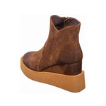 Antelope - Women's Side Zip Suede Platform Ankle Boots
