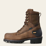 Ariat - Men's Powerline 8" Waterproof Composite Toe Work Boot - Wide