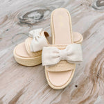 Maker'S - Women's Raffia Bow Sandals