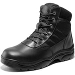 Nortiv8 - Men's Faux Leather Lace-Up High Top Waterproof Tactical Boots