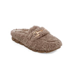 Mia - Women's Cocoa Fuzzy Mule