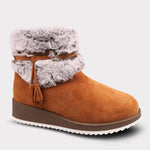 Lamo - Women's Bailee Suede Zip-up Wedge Boot