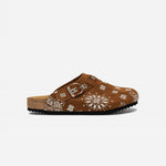 Bravest Studios - Women's Paisley Mules Slip-on Casual Leather Clogs
