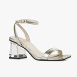 All Black - Women's Crystal Lady Heels