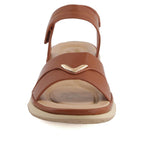 Andrea - Women's Ankle Strap With Hook And Loop Closure Sandal