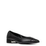 Donald Pliner - Women's Ladonna Ballerina Leather Slip-on Flats
