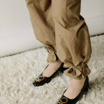 Suzanne Rae - Women's Patent Leather Embellished Feminist Pumps