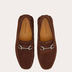Salvatore Ferragamo - Men's Driver With Gancini Ornament Loafer