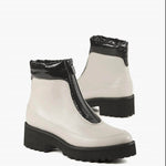 All Black - Women's Zip & Puff Boots