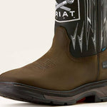 Ariat - Men's Workhog Xt Bolt Skull Waterproof Square Toe Pull-on Work Boot