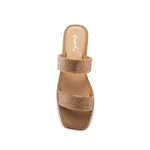 Qupid - Women's Rhinestone Sandal
