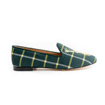 House Of Zalo - Women's Stag Slipper Printed Velvet Slippers