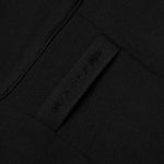 Double Zip Hoodie - Black