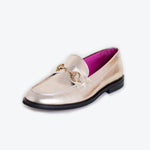 Vilagallo - Women's Metallic Loafers