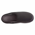 Isotoner - Men's Recycled Fleece Roman Hoodback Slippers
