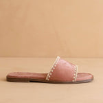 Oasis Society - Women's Emmie Border Stitch Summer Sandals