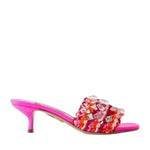 Aquazzura - Women's Crystal Cote Mule Sandals
