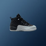 Air Jordan 12 Retro (PS) Barons - Black/Wolf Grey/White