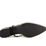 Andrea - Women's Slingback Pointed Toe Low Heel Pumps