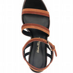 Salvatore Ferragamo - Women's Two-Tone Leather Sandal