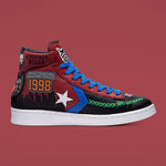 Converse x Chinatown Market Pro Leather Hi - Garnet/Black/Hyper Royal