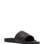 Salvatore Ferragamo - Men's Groove Logo-embossed Slider Sandal
