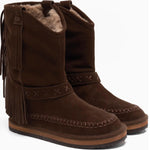 Free People - Women's Faye Fringe Pull On Boots