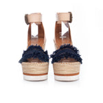 See By Chloe - Women's Raw Edge Trim Espadrille Wedge Sandal