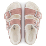 Birkenstock - Women's Arizona Shearling Suede Narrow Sandals