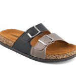 Andrea - Women's Double Strap Footbed Sandals