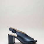 Nerogiardini - Women's Metallic Peep Toe Mule