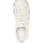 Salvatore Ferragamo - Women's Floral Trim Low Top Sneakers