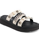 Andrea - Women's Triple Strap Chain Sandals